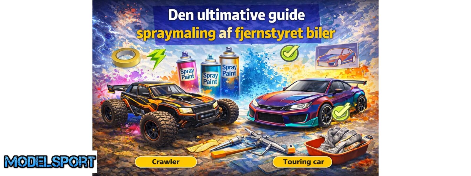 Den ultimative guide til spraymaling af fjernstyret biler