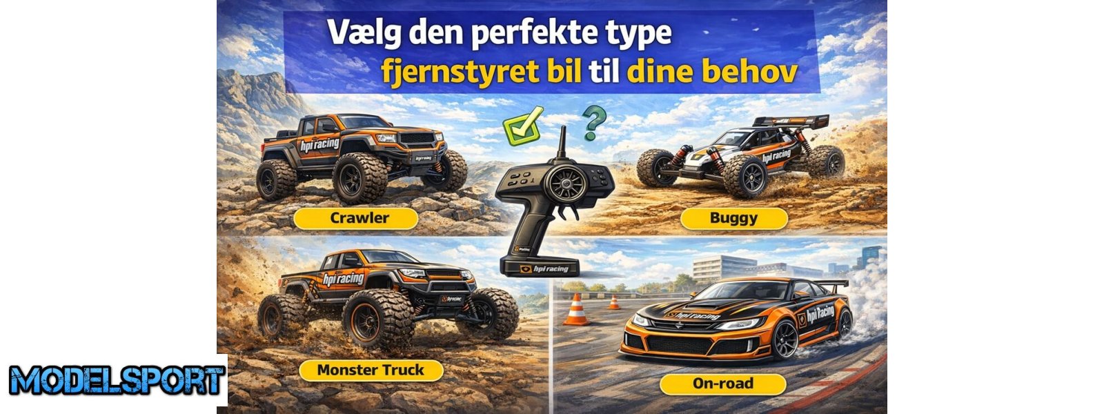 V�lg den perfekte type fjernstyret bil til dine behov