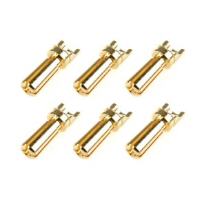 Team Corally 3.5mm Guldstik Han (6 stk.) � C-50150