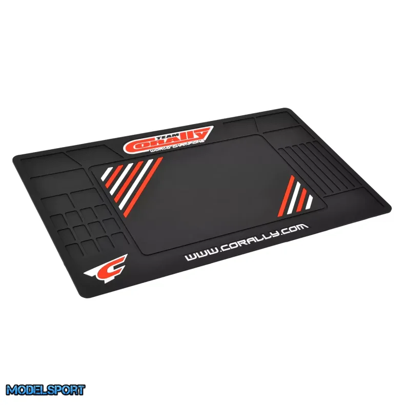 Team Corally Pit Mat XL Rubber 85x50 cm 5mm Thick