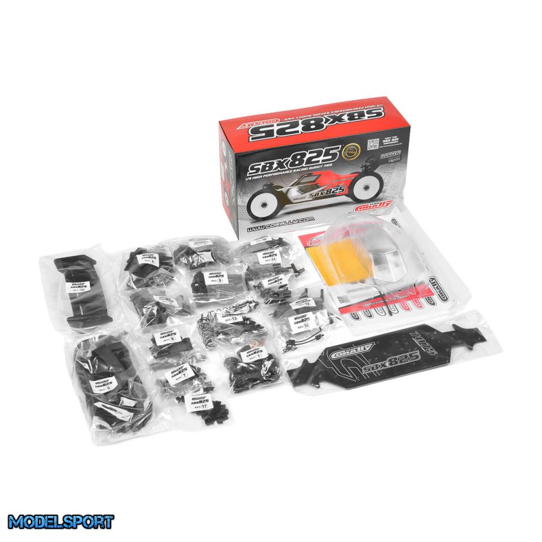 Team Corally SBX-825 7075 Edition 4WD 1/8 Racing Buggy Samles�t (KIT) � C-00150-A