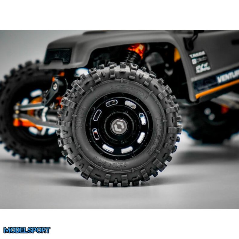 HPI CC-6 Alu F�lge 1.3" Sort (4 stk.) � 161446
