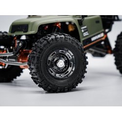 HPI CC-6 Alu F�lge 1.3" Sort (4 stk.) � 161446