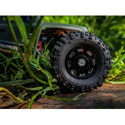 HPI CC-6 Alu F�lge 1.3" Sort (4 stk.) � 161446