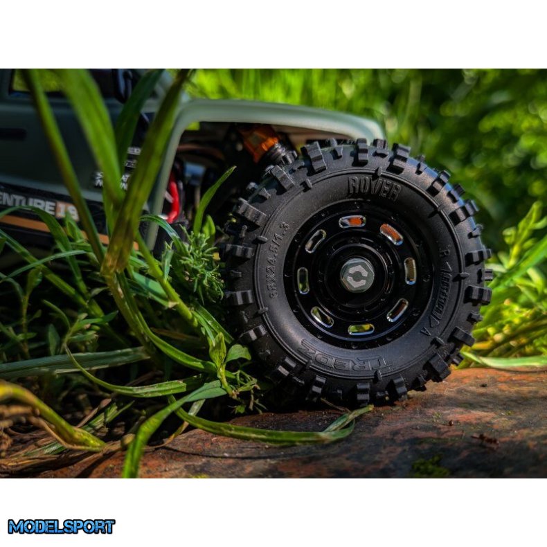 HPI CC-6 Alu F�lge 1.3" Sort (4 stk.) � 161446