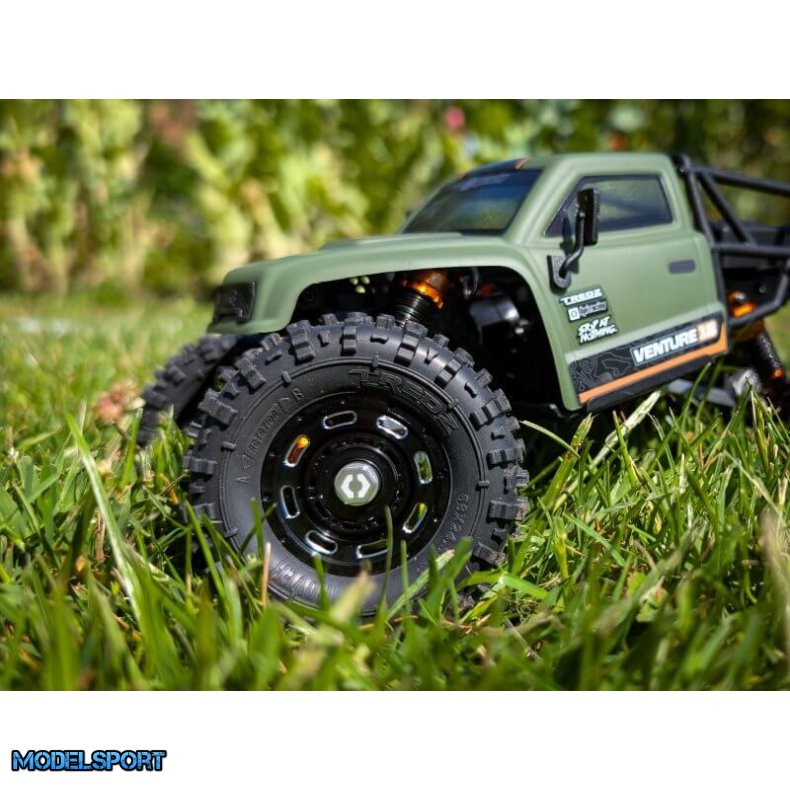 HPI CC-6 Alu F�lge 1.3" Sort (4 stk.) � 161446