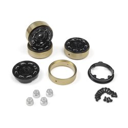 HPI CC-6 Alu F�lge 1.3" Sort (4 stk.) � 161446