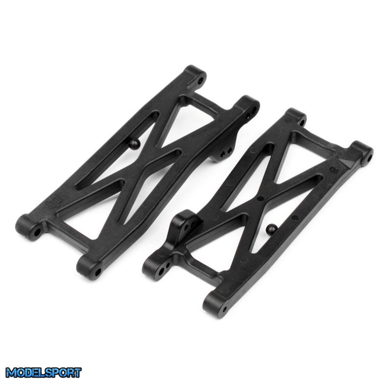 HPI 100410 Graphite Rear Suspension Arm Set (Firestorm)