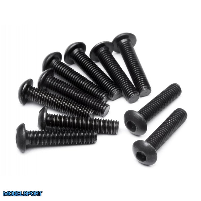 HPI 100559 Button Head Screw M3X14mm (Hex Socket/10Pcs)
