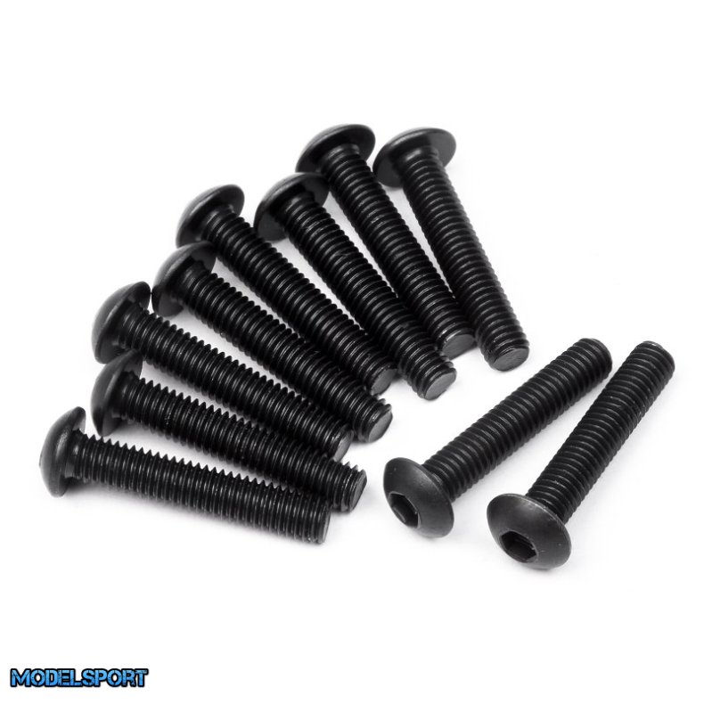 HPI 100560 Button Head Screw M3X16mm (Hex Socket/10Pcs)