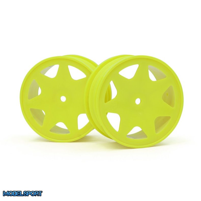 HPI 100620 Ultra 7 Wheels Yellow 30mm (2Pcs)