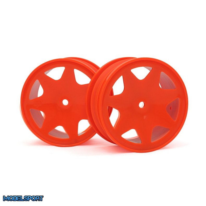 HPI 100622 Ultra 7 Wheels Orange 30mm (2Pcs