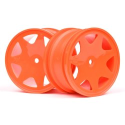 HPI 100623 Ultra 7 Wheels Orange 35mm (2Pcs)