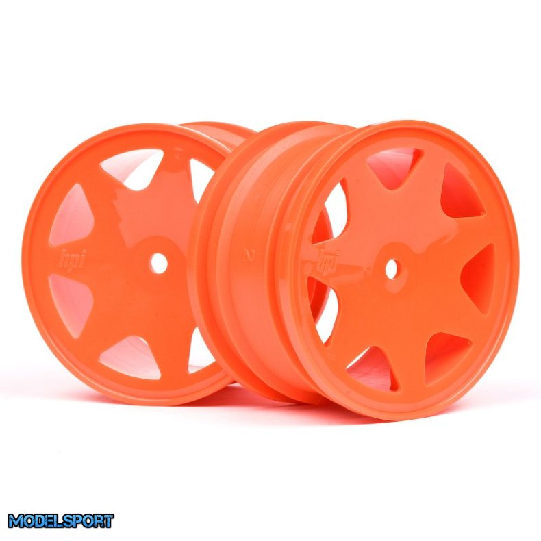 HPI 100623 Ultra 7 Wheels Orange 35mm (2Pcs)