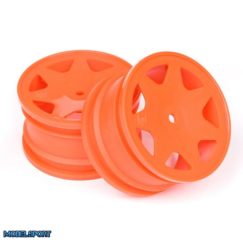 HPI 100623 Ultra 7 Wheels Orange 35mm (2Pcs)