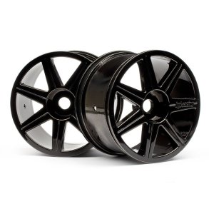 HPI 101156 7 Spoke Black Chrome Trophy Truggy Wheel