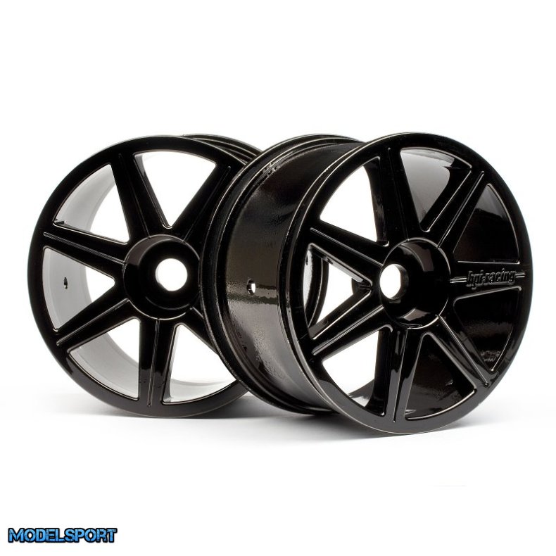 HPI 101156 7 Spoke Black Chrome Trophy Truggy Wheel