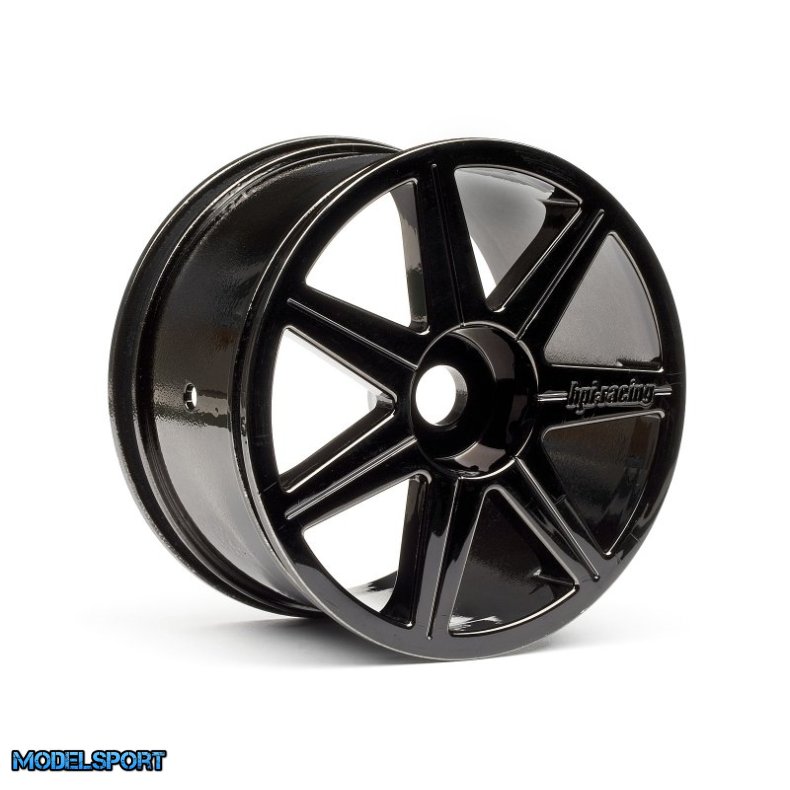 HPI 101156 7 Spoke Black Chrome Trophy Truggy Wheel