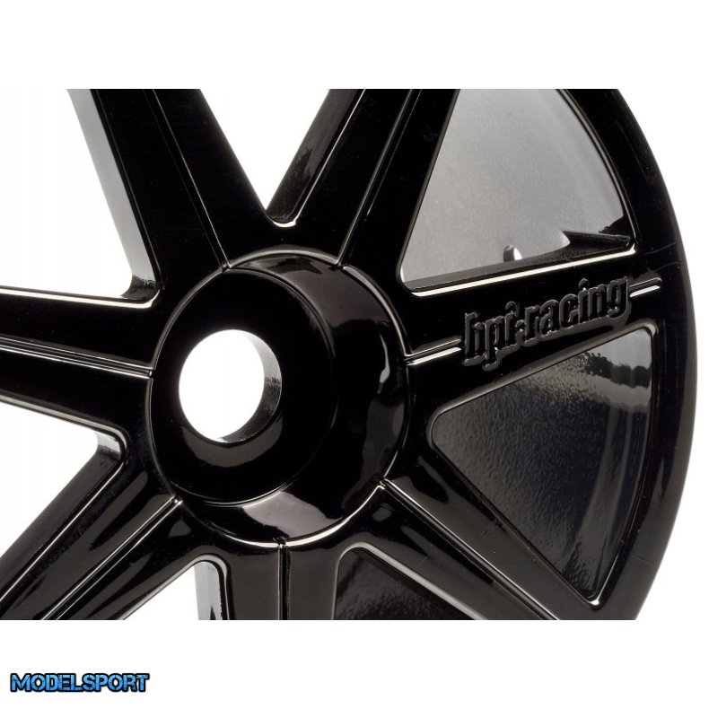 HPI 101156 7 Spoke Black Chrome Trophy Truggy Wheel
