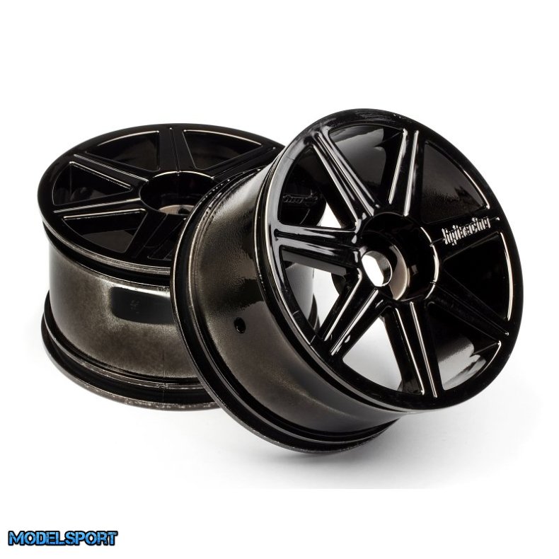 HPI 101156 7 Spoke Black Chrome Trophy Truggy Wheel