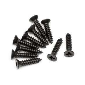 HPI 101245 Tp. Flat Head Screw M3*14mm (10Pcs)