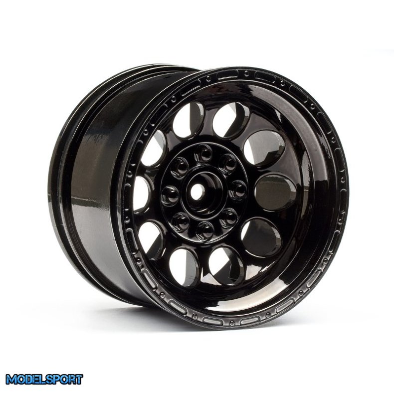 HPI 101252 Bullet ST Wheels Black Chrome (Pr)