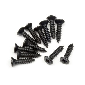 HPI 101273 Tp. Flat Head Screw M2.6X12mm (12Pcs)