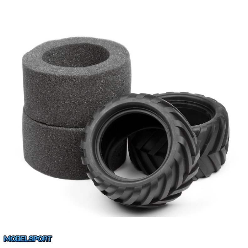 HPI 101307 Bullet MT Tyres (2Pcs)