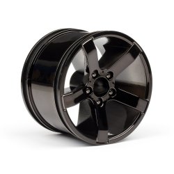 HPI 101309 Bullet Mt Wheels Black Chrome (Pr)