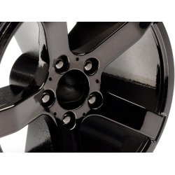 HPI 101309 Bullet Mt Wheels Black Chrome (Pr)