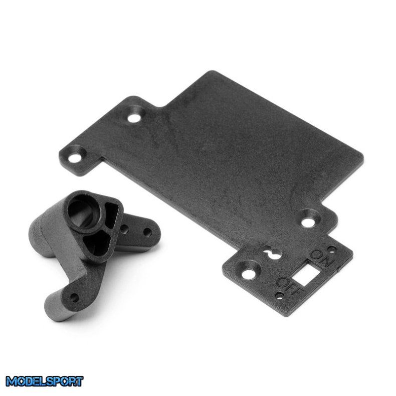 HPI 101313 Servoarm / Radiotray Post / Lid(Rx) Bullet Flux