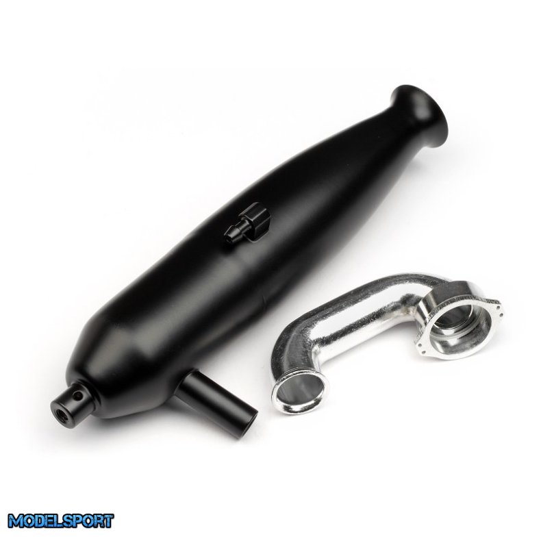 HPI 101396 Black Exhaust Pipe &amp; Manifold .28