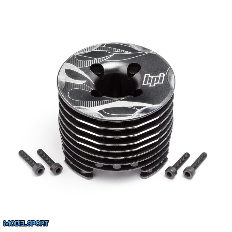 HPI 101589 Aluminium Heatsink Head Gunmetal (F3.5 Pro)