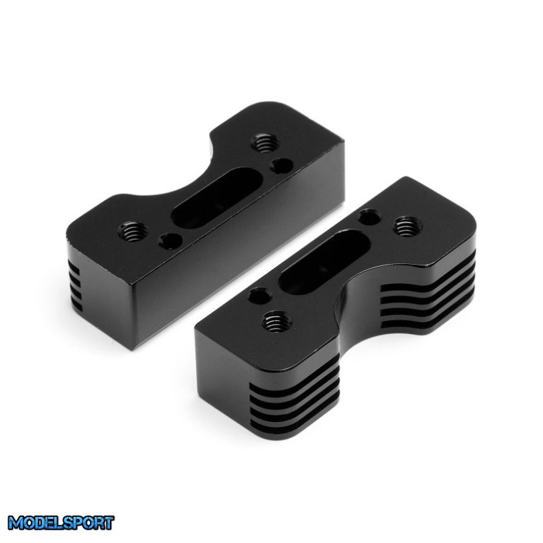 HPI 101771 Cnc Engine Cooling Mount Set Trophy Series Black