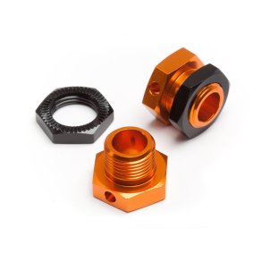 HPI 101785 5mm Hex Wheel Adapters Trophy Buggy Orange/Black