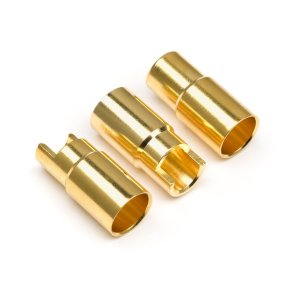 HPI 101953 Female Gold Connectors (6.0mm Dia) (3 Pcs)