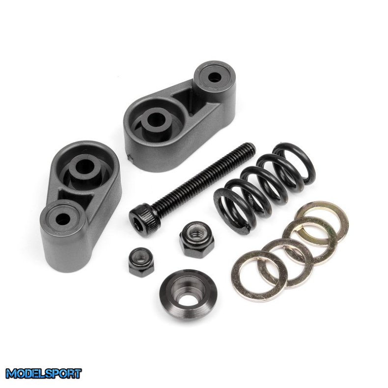 HPI 102165 Servo Saver Set (Gunmetal)