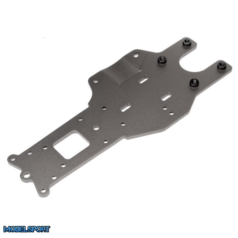 HPI 102169 Rear Chassis Plate (Gunmetal)