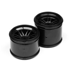 HPI 102824 Ft01 Wheel Set (Black/Front 2Pcs/Rear 2Pcs)