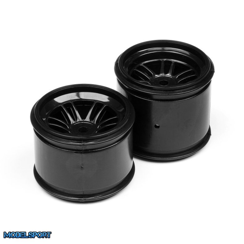 HPI 102824 Ft01 Wheel Set (Black/Front 2Pcs/Rear 2Pcs)