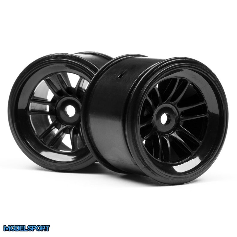 HPI 102824 Ft01 Wheel Set (Black/Front 2Pcs/Rear 2Pcs)
