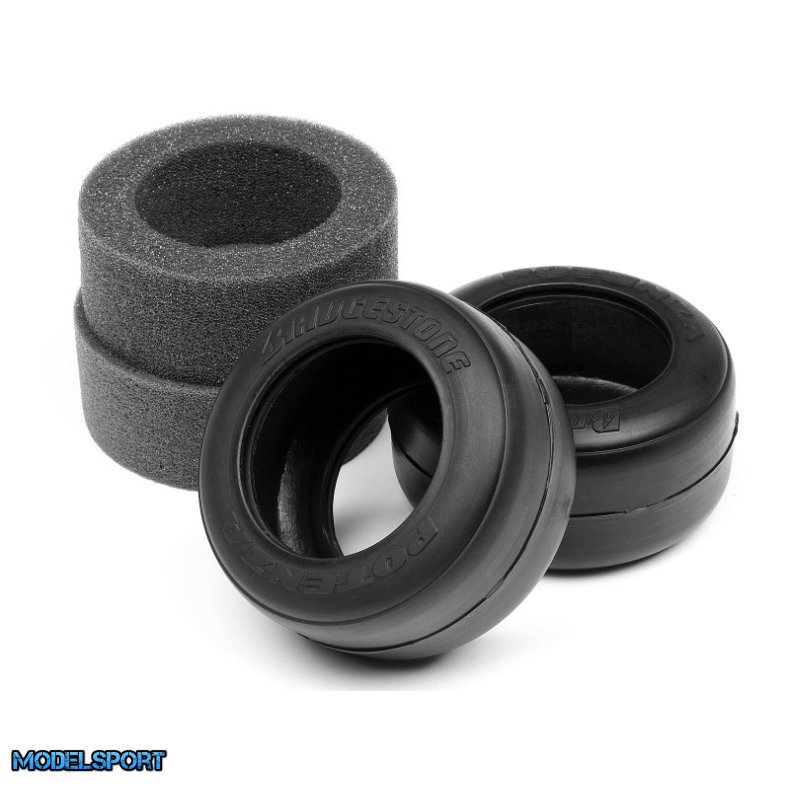 HPI 102906 Bridgestone High Grip FT01 Slick Tyre S (Front)