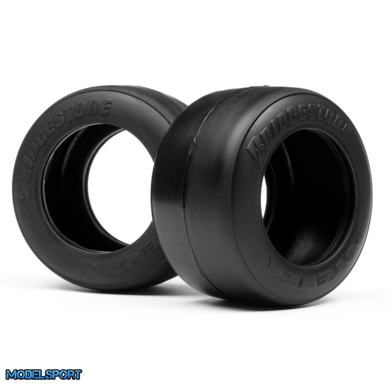 HPI 103017 Bridgestone High Grip FT01 Slick Tyre M (Rear)