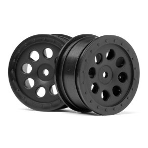 HPI 103039 St-8 Wheel Black (0mm Offset/2Pcs)