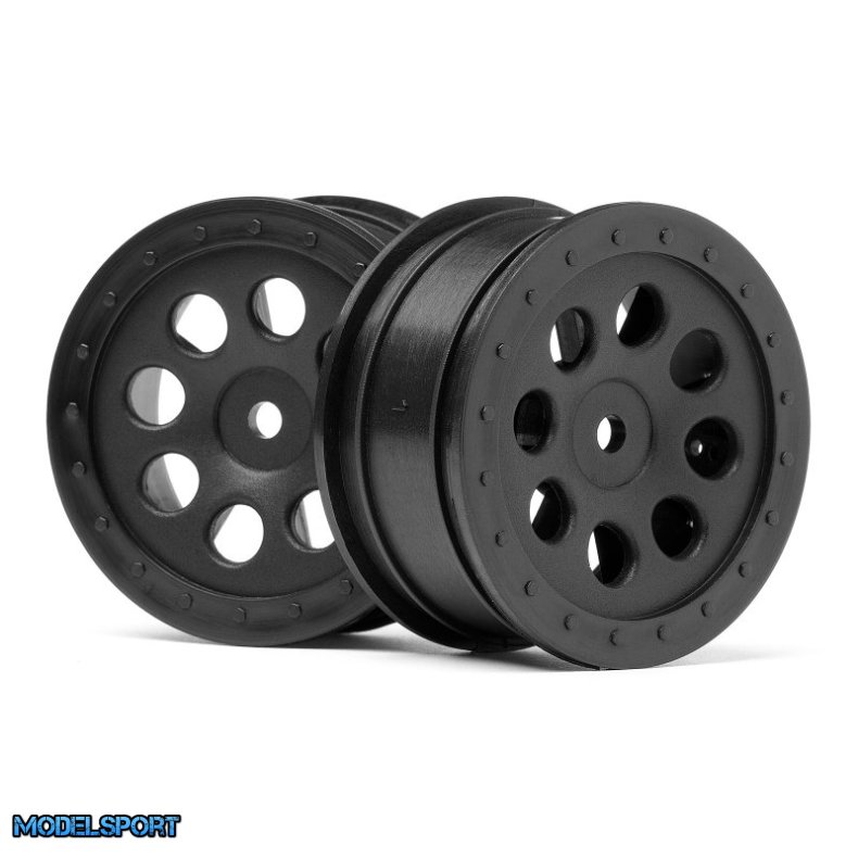 HPI 103039 St-8 Wheel Black (0mm Offset/2Pcs)