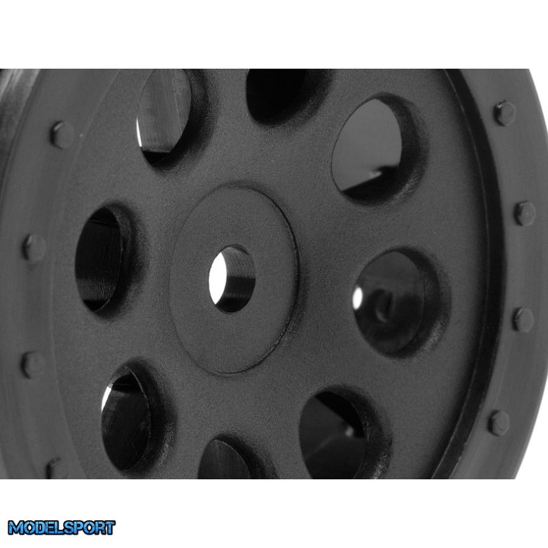 HPI 103039 St-8 Wheel Black (0mm Offset/2Pcs)