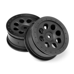 HPI 103039 St-8 Wheel Black (0mm Offset/2Pcs)
