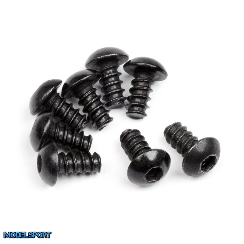 HPI 103672 Tp. Button Head Screw M3X6mm (Hex Socket/8Pcs)