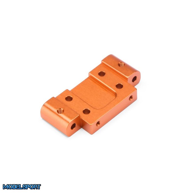 HPI 104867 Aluminum Front Suspension Arm Mount 3 Deg/Orange