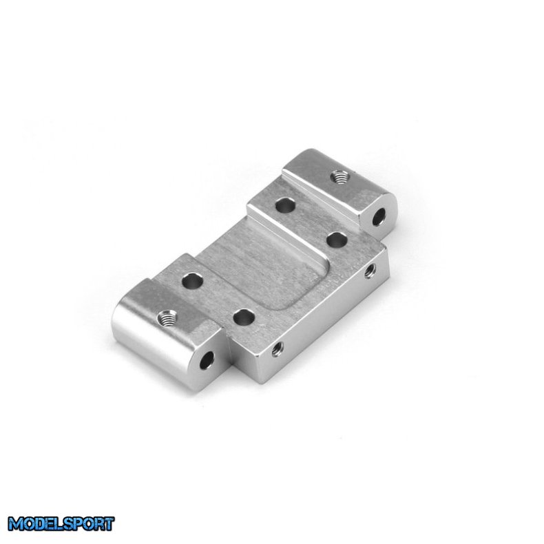 HPI 104869 Aluminum Front Suspension Arm Mount 5 Deg/Silver